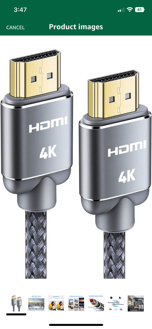 HDMI CABLE 6.6ft (2 Meters)